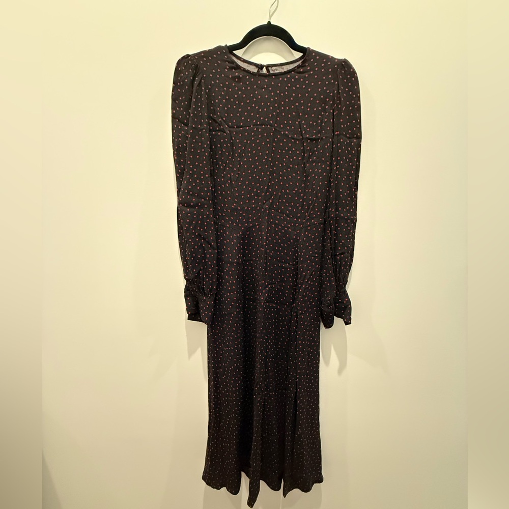 Reformation long sleeve dress.